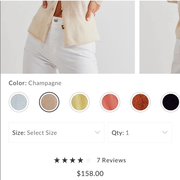 Free People Paloma Cashmere Cardigan - Picture 4 of 4